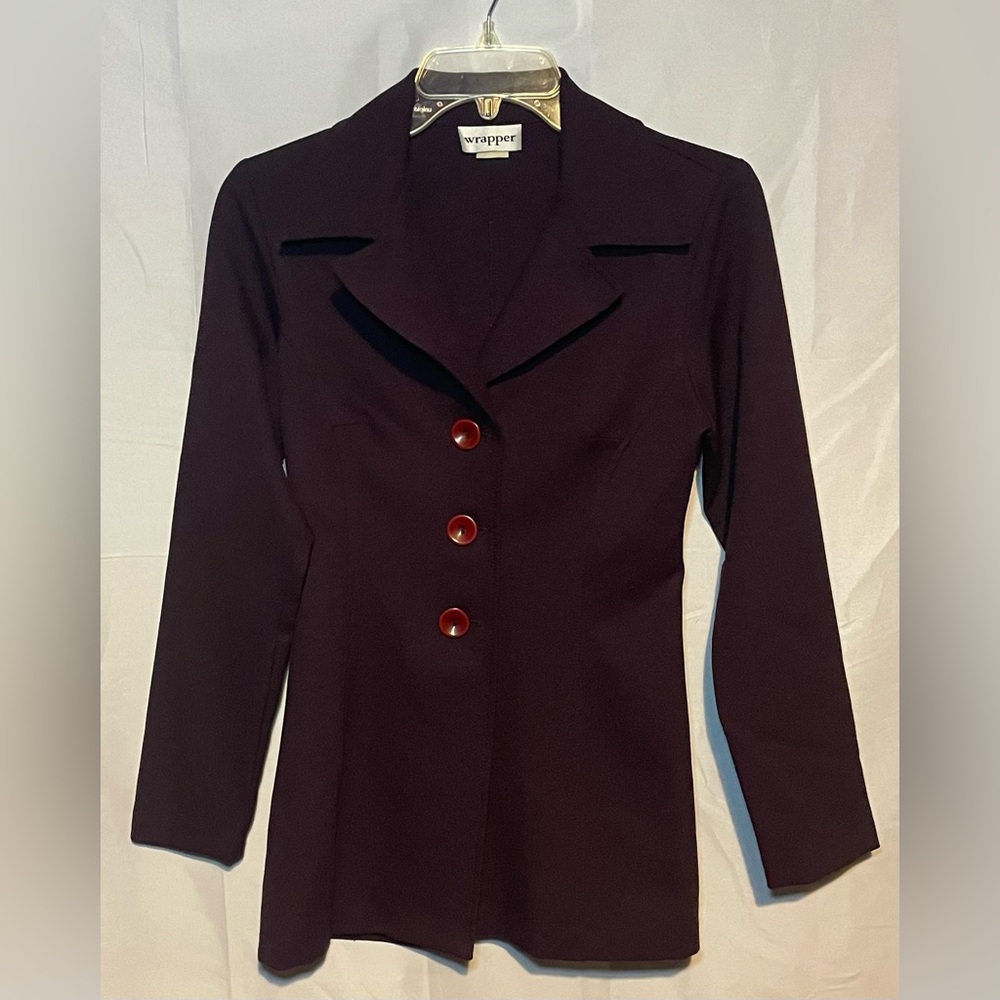 Women’s/Junior Burgundy Blazer Size 3/4